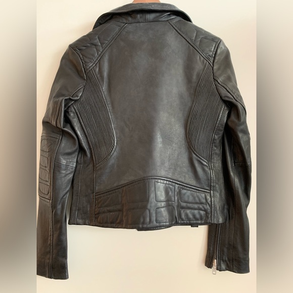 Doma Moto Leather Jacket Size Small with Tags On - Picture 5 of 6